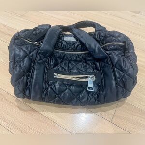 Sonia Rykiel Black Quilted Travel Bag